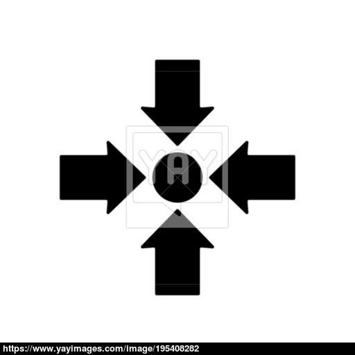 Meeting Point Icon Design Vector Illustration Vector