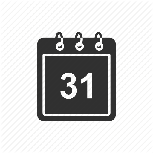 Calendar, Event, Happy, New Year's Eve Icon