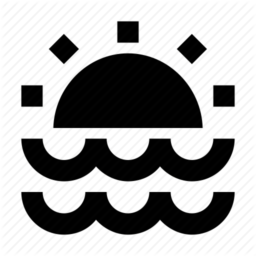 Evening, Morning, Sun, Sunrise, Sunset Icon