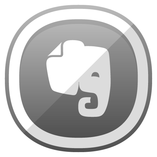 Evernote Icon Free Cute Shaded Social Iconset Designbolts