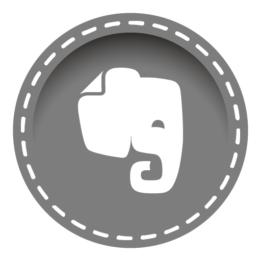 Evernote Icon Stitched Social Media Iconset Uiconstock