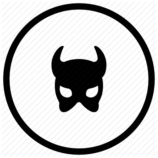 Devil, Evil, Mask Icon