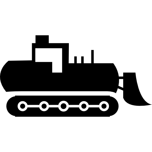 Excavator Side View Free Vector Icons Designed