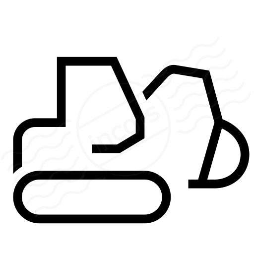 Iconexperience I Collection Excavator Icon