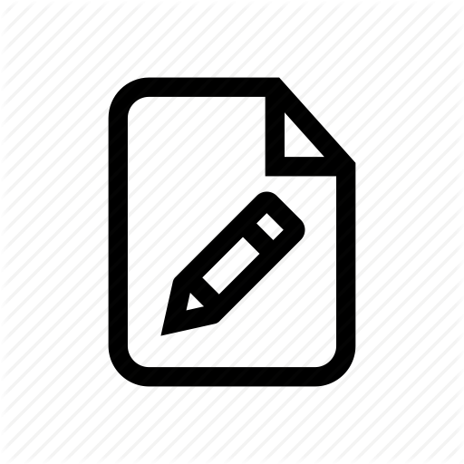 Edit, Edit File, File, Edit, New, New File, Pencil Icon