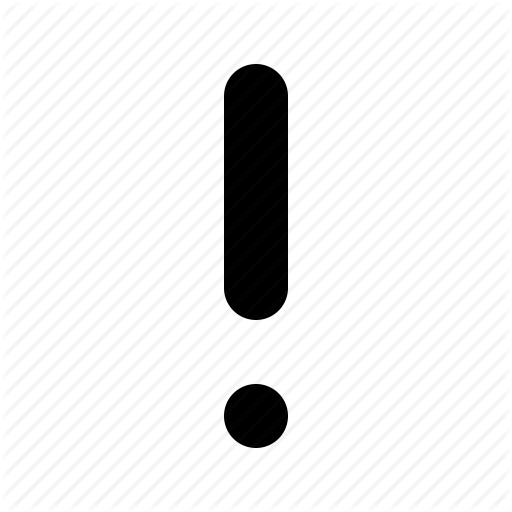Exclamation, Mark Icon
