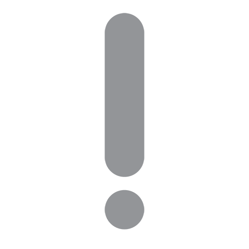 White Exclamation Mark Ornament Emoji For Facebook, Email Sms