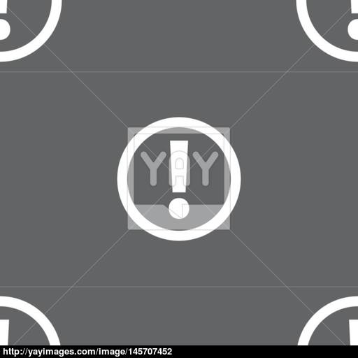 Attention Sign Icon Exclamation Mark Hazard Warning Symbol