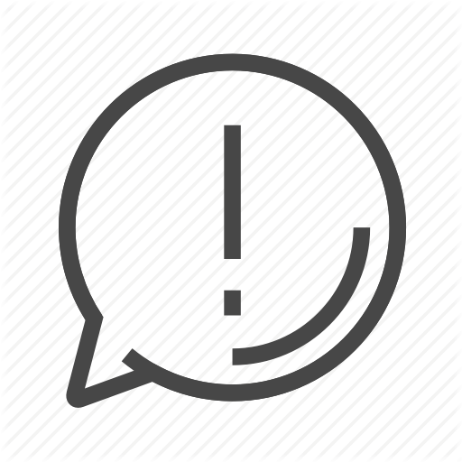 Chat, Exclamation, Point Icon