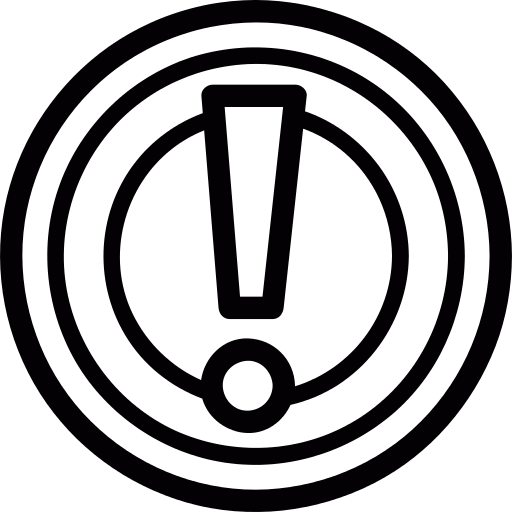 Exclamation Mark In Circles Png Icon