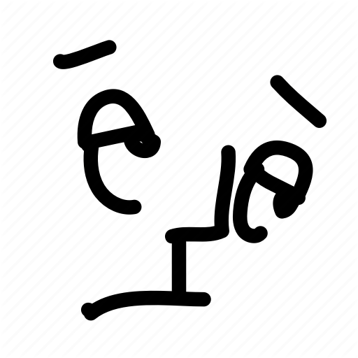 Exhausted, Expression, Face, Person, Sad, Sleepy, Tired Icon