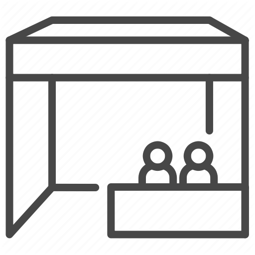 Booth, Celebration, Exhibition, Expo, Festival, Special Event Icon