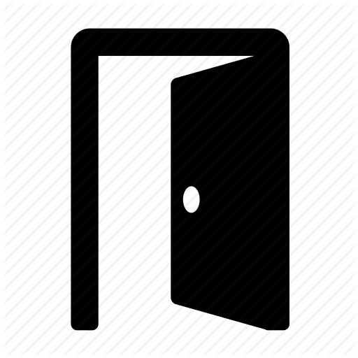 Open Door Icon Transparent Png Clipart Free Download