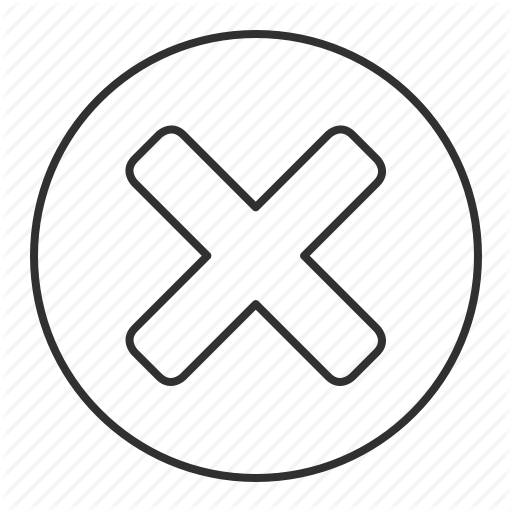 Close, Escape, Exit, Grey, Round, Transparent Icon