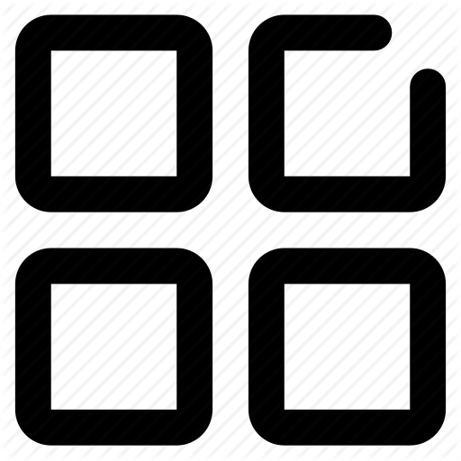 Collapse, Expand, Grid, Multiple Icon