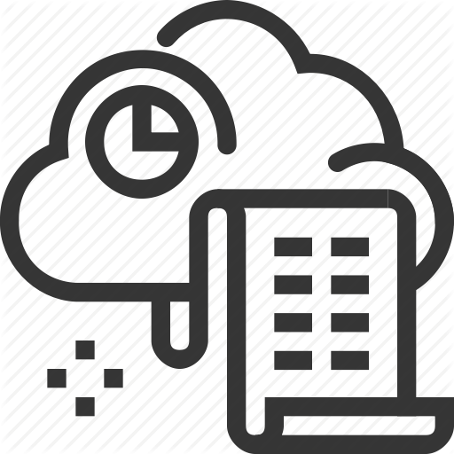 Accounting, Cloud, Document, Financial, Internet, Report, Share Icon