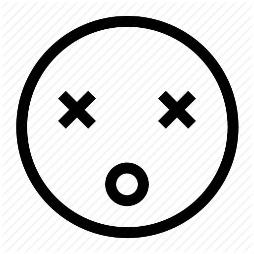 Dead, Die, Emoticon, Expired, Lost Icon