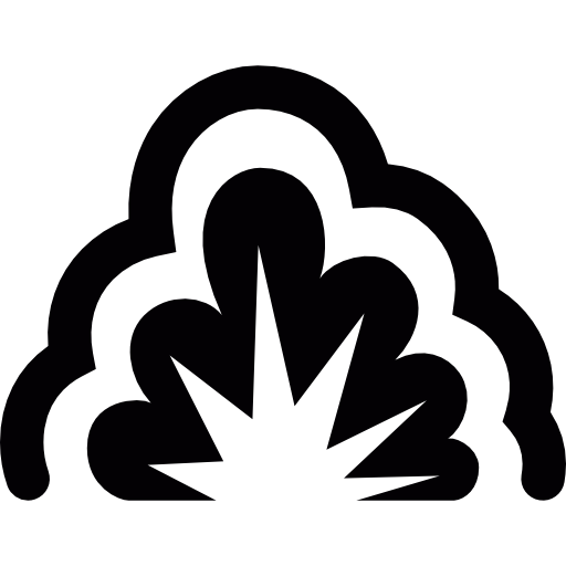Bomb, Disaster, War, Explode Icon