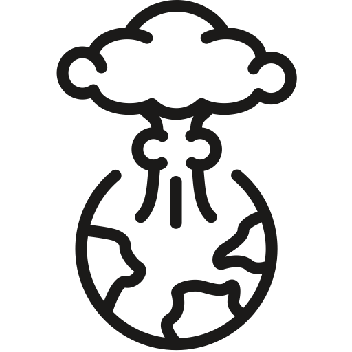 Explosion, Nuclear, Bomb, Atomic, Apocolypse Icon
