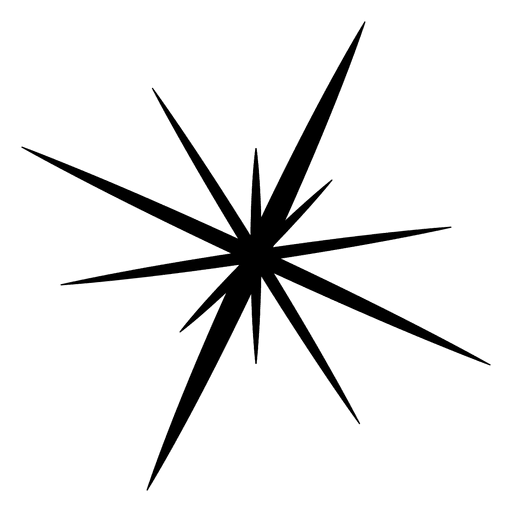 Star Explosion Silhouette Icon