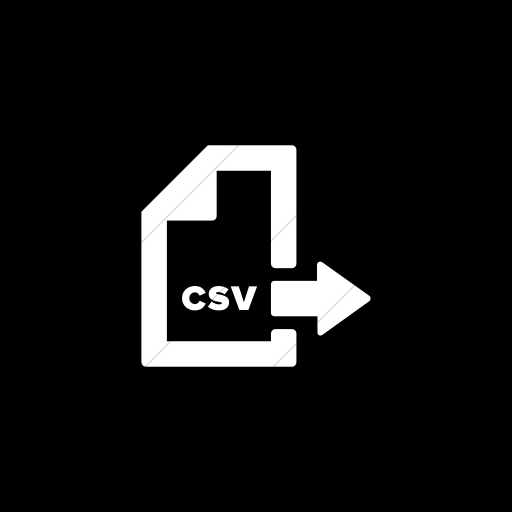 Flat Square White On Black Foundation