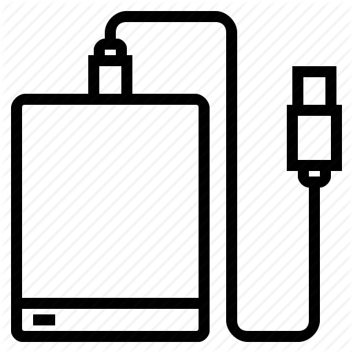 Disk, Drive, External, Hard, Storage Icon