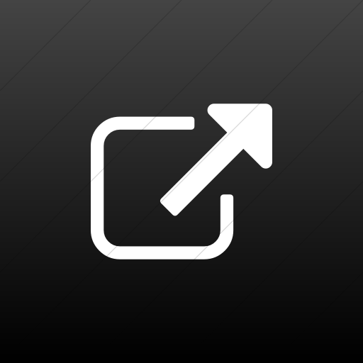 Flat Square White On Black Gradient Bootstrap Font