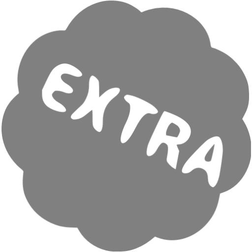 Gray Extra Badge Icon