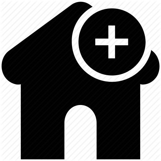 Add Home, Building, Extra, House, Plus Sign Icon