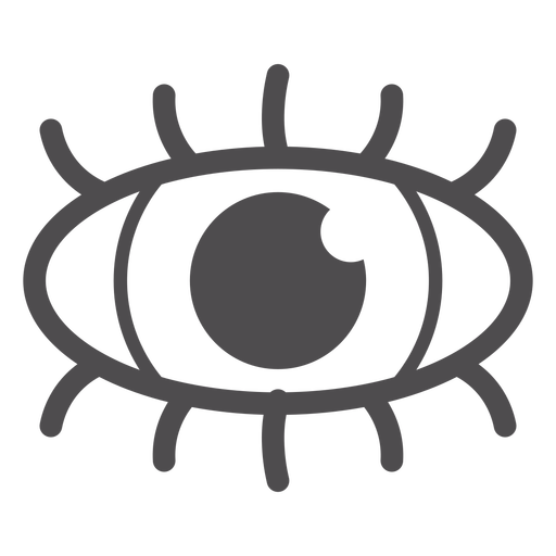 Human Eye Stroke Icon