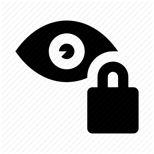 Blocked, Eye, Lock, View, Visibility Icon