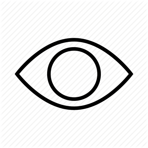 Eye, Eyeball, Human Eye, Optical, View, Visibility, Visible Icon