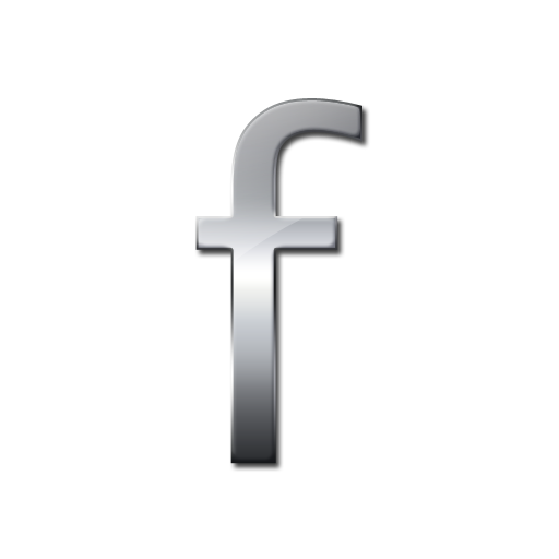 Grey Letter F Icon Png
