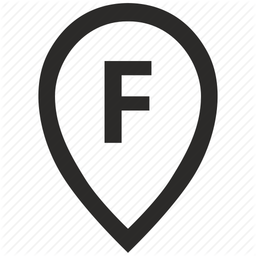 F, Geo, Letter, Location, Point, Pointer Icon