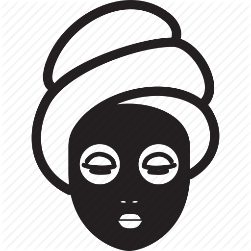 Beauty, Face, Mask, Spa, Towel, Woman Icon