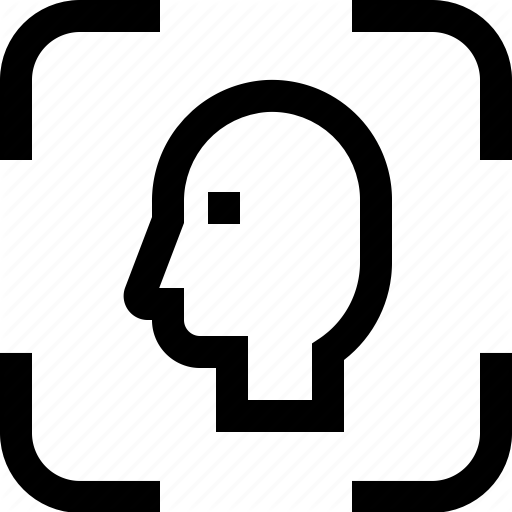 Face, Login, Recognition, Security, Side, Tech Icon