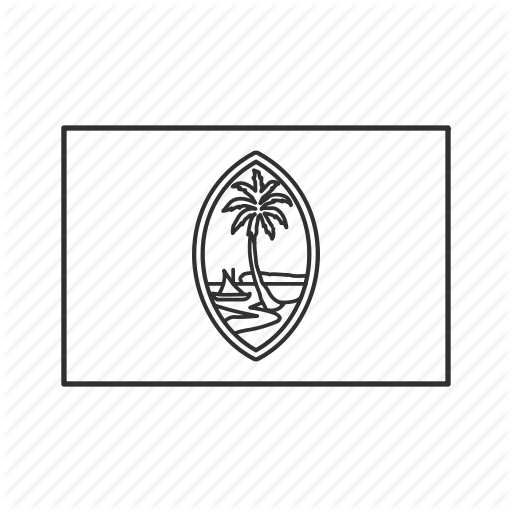 America, Flag, Guam, Guam Symbol, Us Territory, Usa Icon