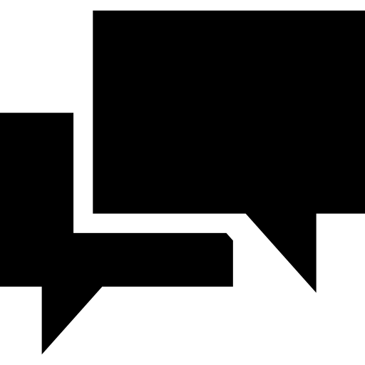 Facebook Chat Boxes Silhouette Icons Free Download