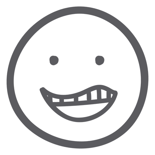 Drawn Smile Emoji Emoticon Icon