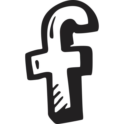 Social Media Facebook Handdrawn Icon