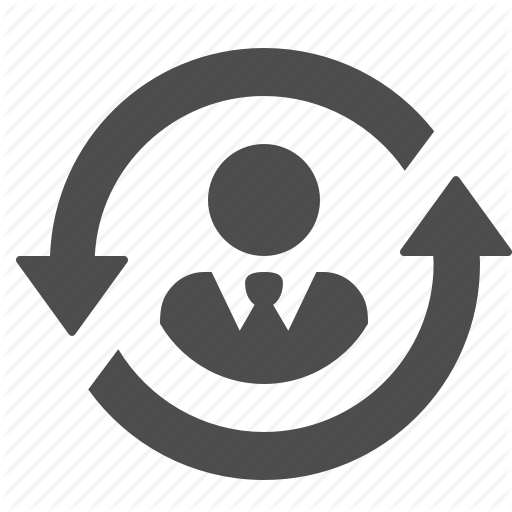 Arrows, Businessman, Change, Exchange, Man Icon