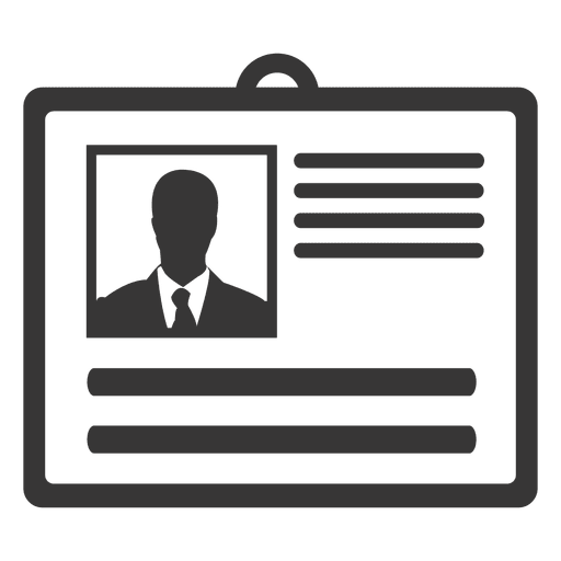 Identity Card Silhouette