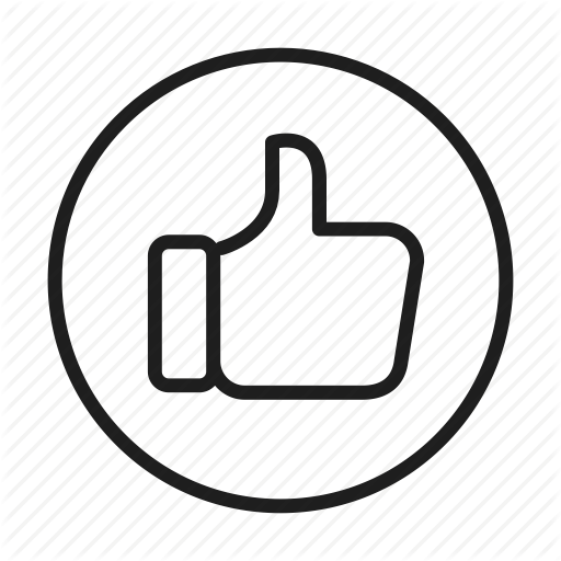 Facebook Circle With Thumbs Up Vector Logo Png Images