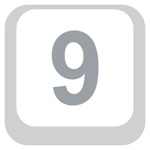 Keycap Digit Nine Emoji For Facebook, Email Sms Id