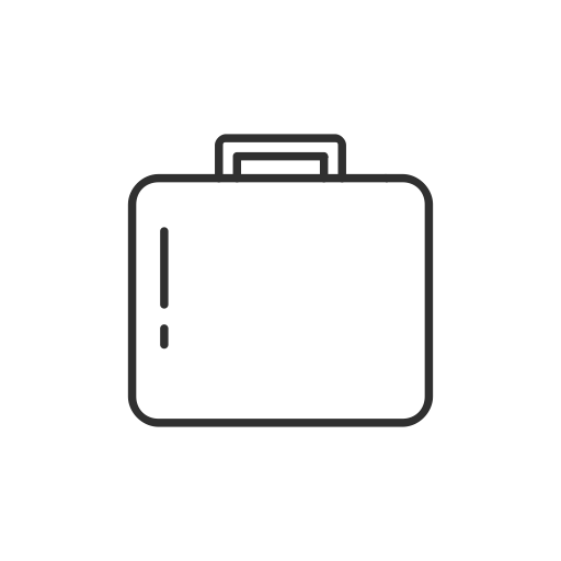 Place Of Job, Suitcase, Facebook Icon