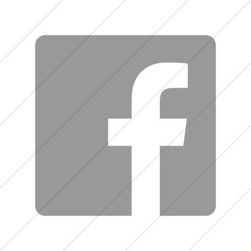 Simple Light Gray Foundation Social Facebook Icon