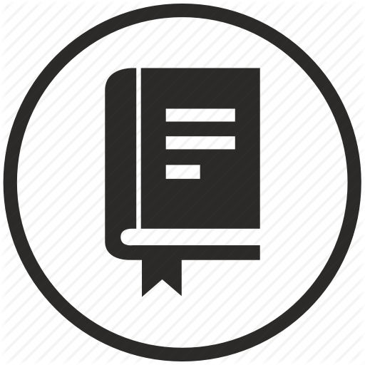 Book Icon Round