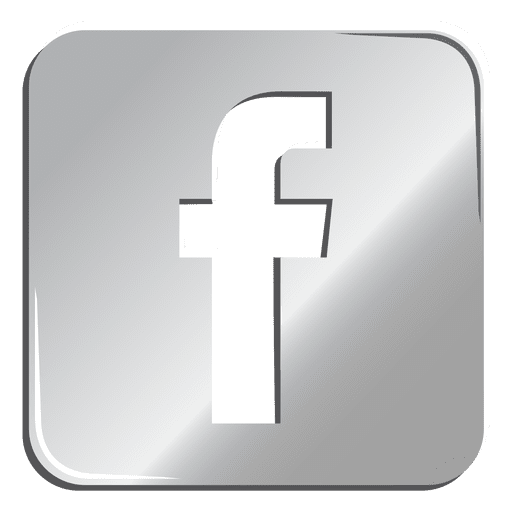 Awesome Facebook Silver Icon Transparent Png Vector This
