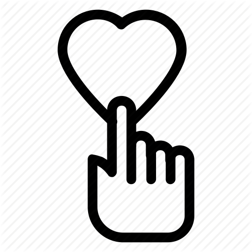 Click, Facebook, Favorite, Hand, Heart, Like, Love Icon