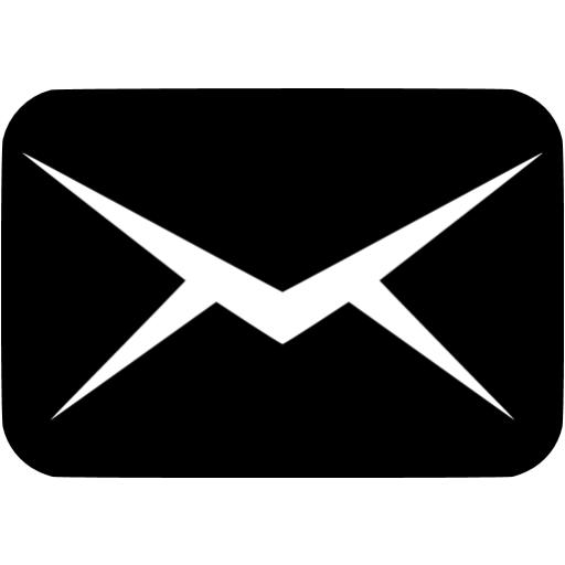 Black Message Icon